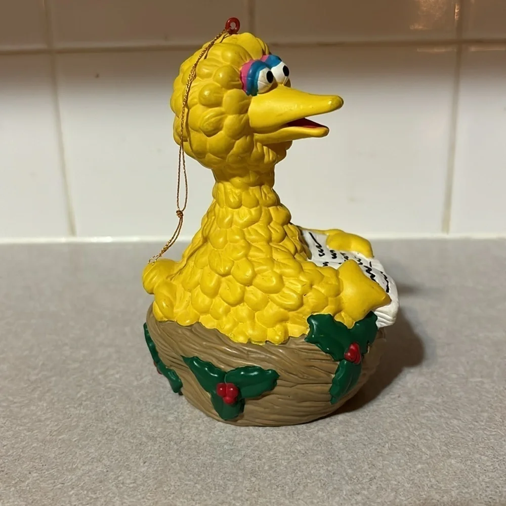 Sesame Street BIG BIRD In Nest Christmas Ornament